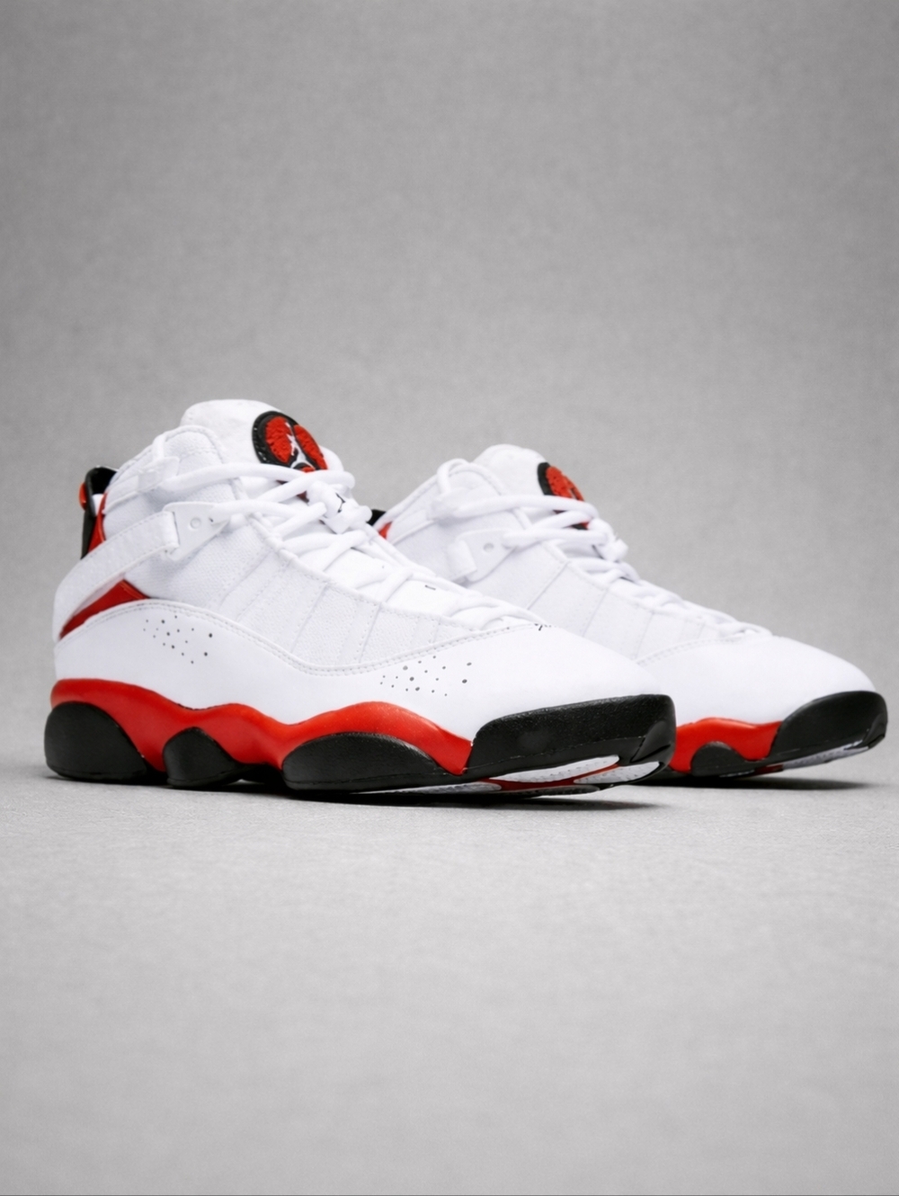 Nike Air Jordan 6 Rings Cherry White Red Big Kids Size 6.5 Basketball Streetwear
